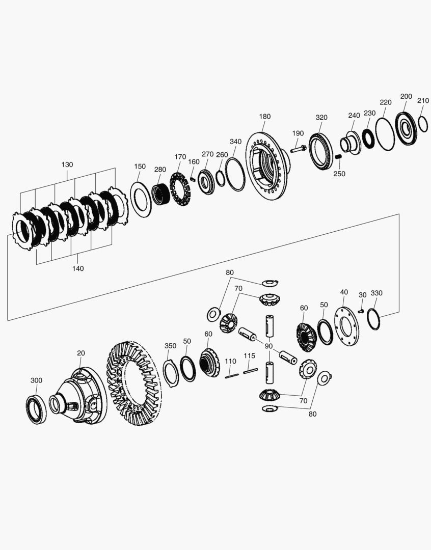 3750 LIMIT SLIP DIFFERENTIAL - FRONT AXLE(DHL) [10079~]