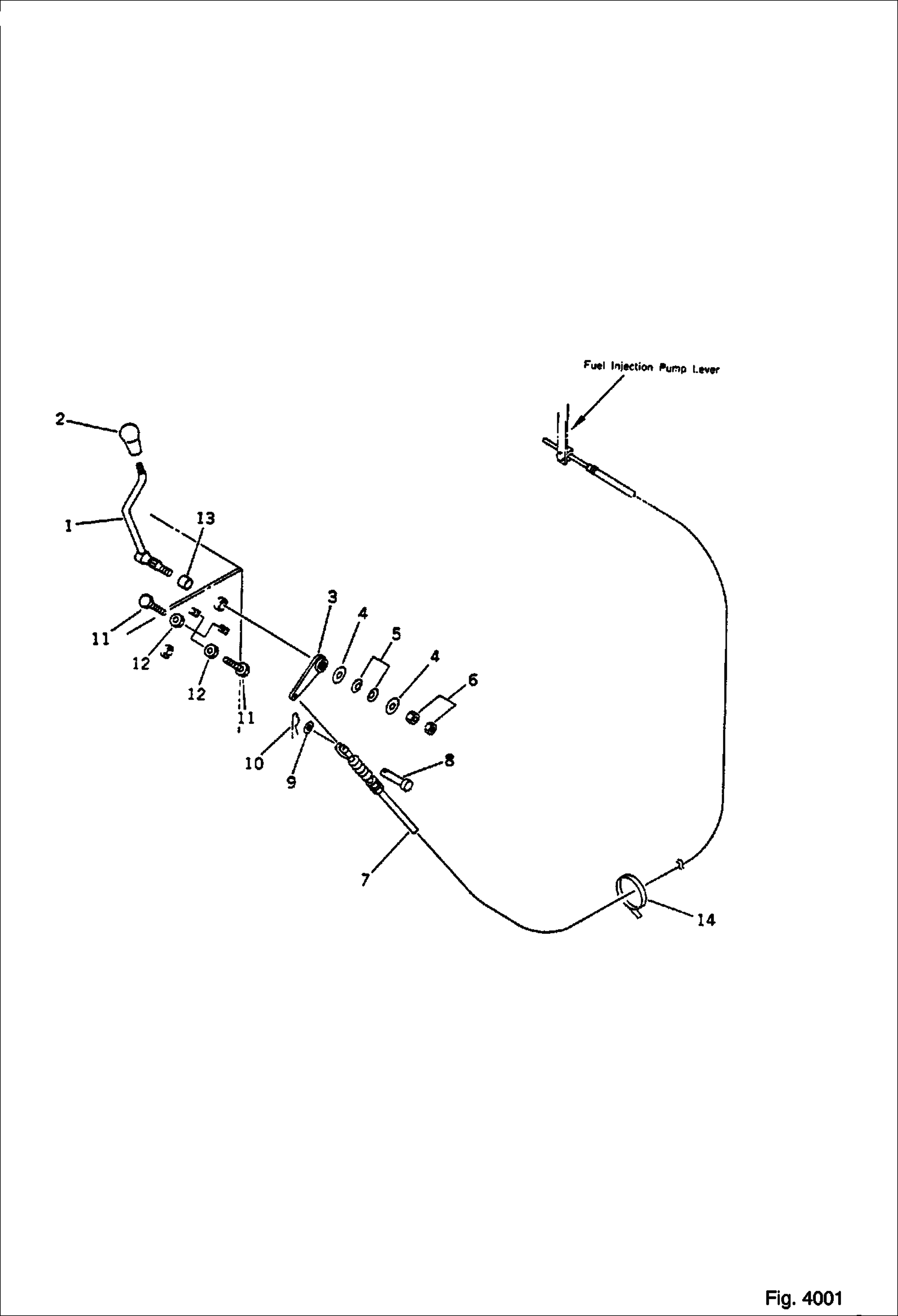 РЫЧАГ УПРАВЛЕНИЯ ПОДАЧЕЙ ТОПЛИВА
