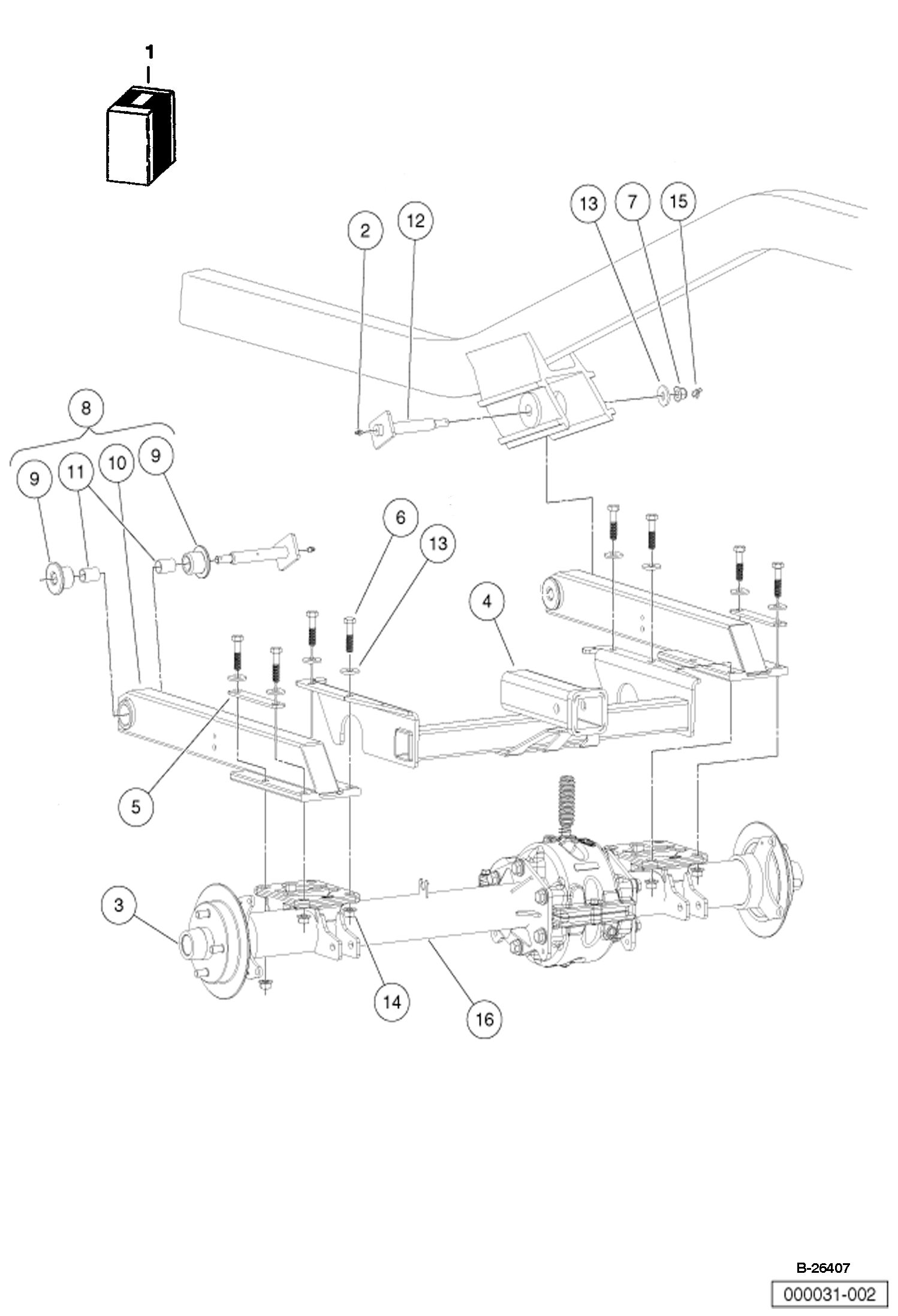 ЗАДНЯЯ ПОДВЕСКА СТАНДАРТНАЯ