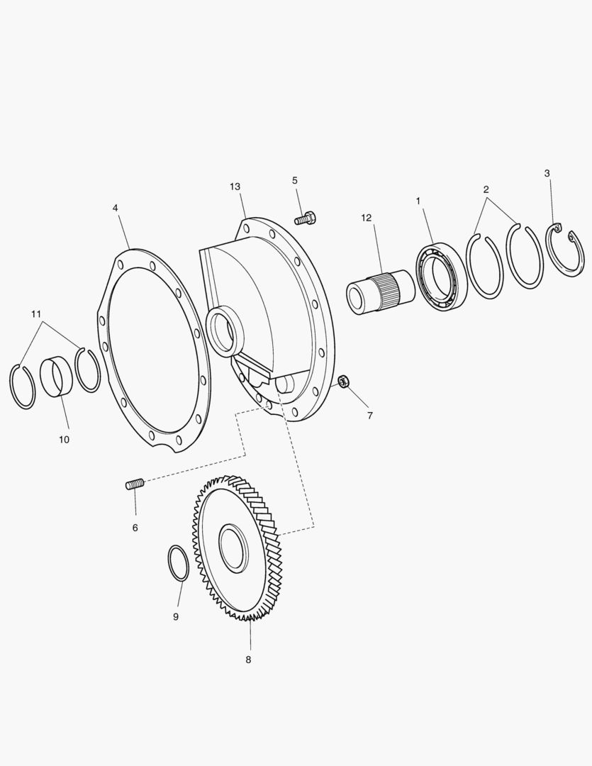 ТРАНСМИССИЯ-МЕХАНИЗМ ОТБОРА МОЩНОСТИ(1)-ZF ТРАНСМИССИЯ