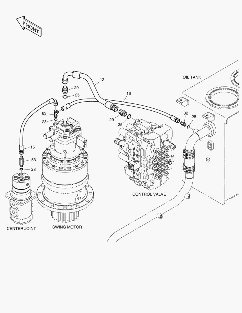 ТУБОПРОВОД МАСЛЯНОГО РАДИАТОРА(3)