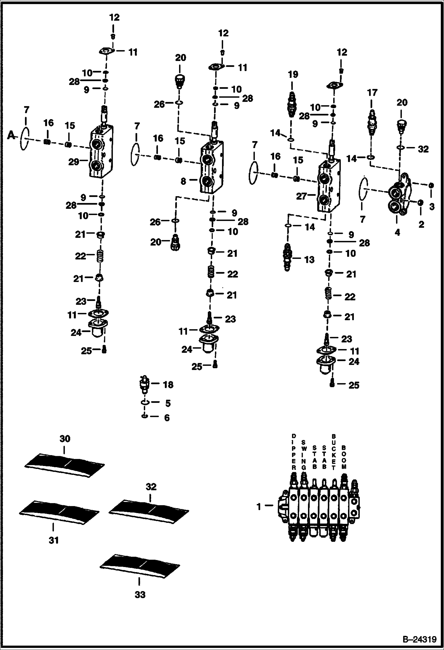 УПРАВЛЕНИЕ КЛАПАНОМ (БЕЗ ВСПОМОГАТЕЛЬНЫХ) (401500101 И ВЫШЕ)