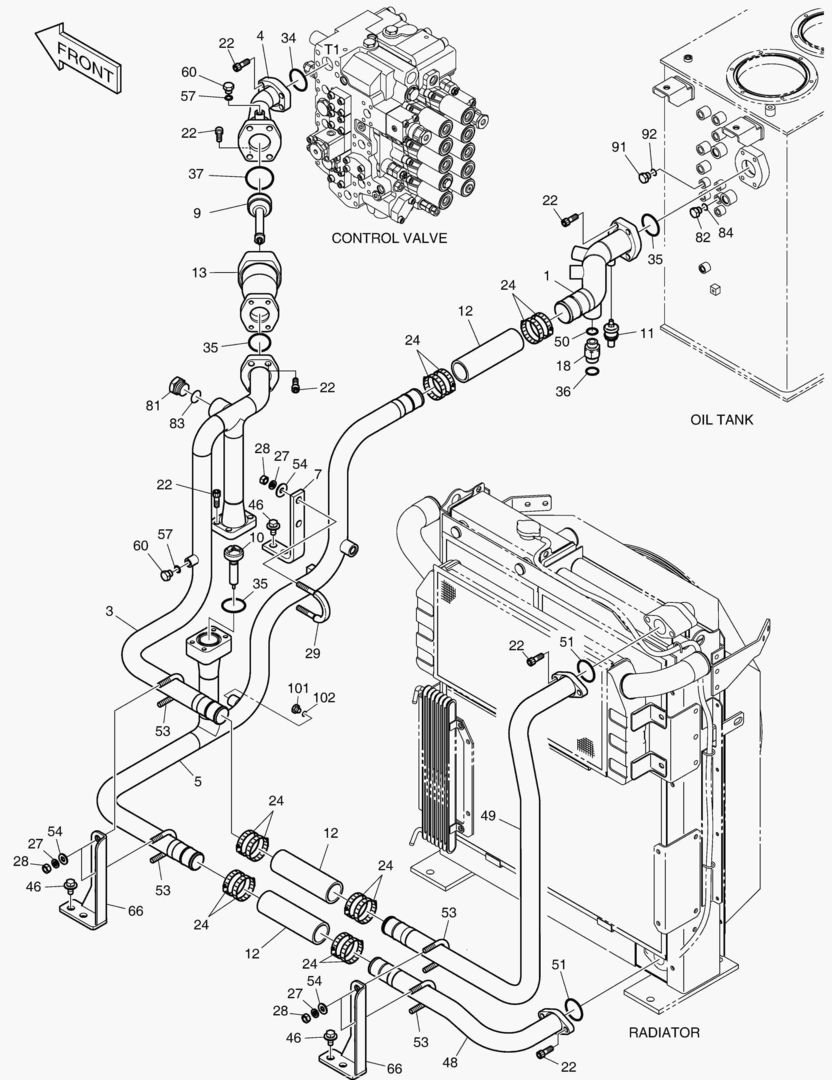 1241 OIL COOLER PIPING(2) [5201~]
