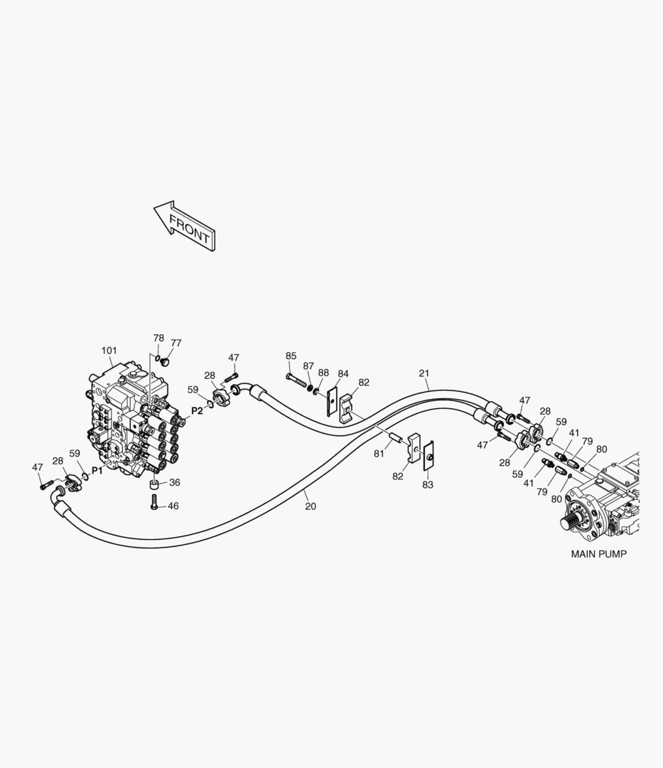 1260 MAIN PIPING(1) - PUMP [5433~5730]