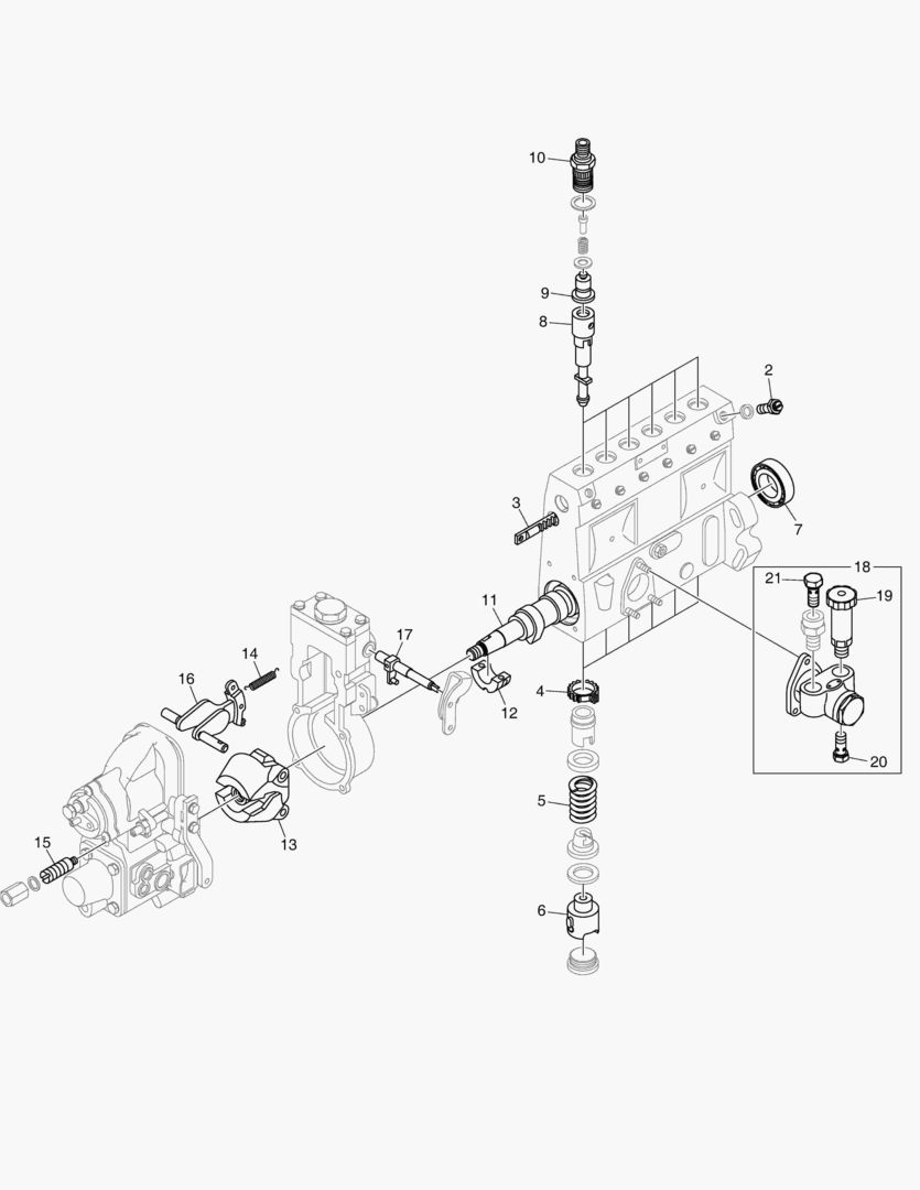 015A FUEL INJECTION PUMP INNER PARTS