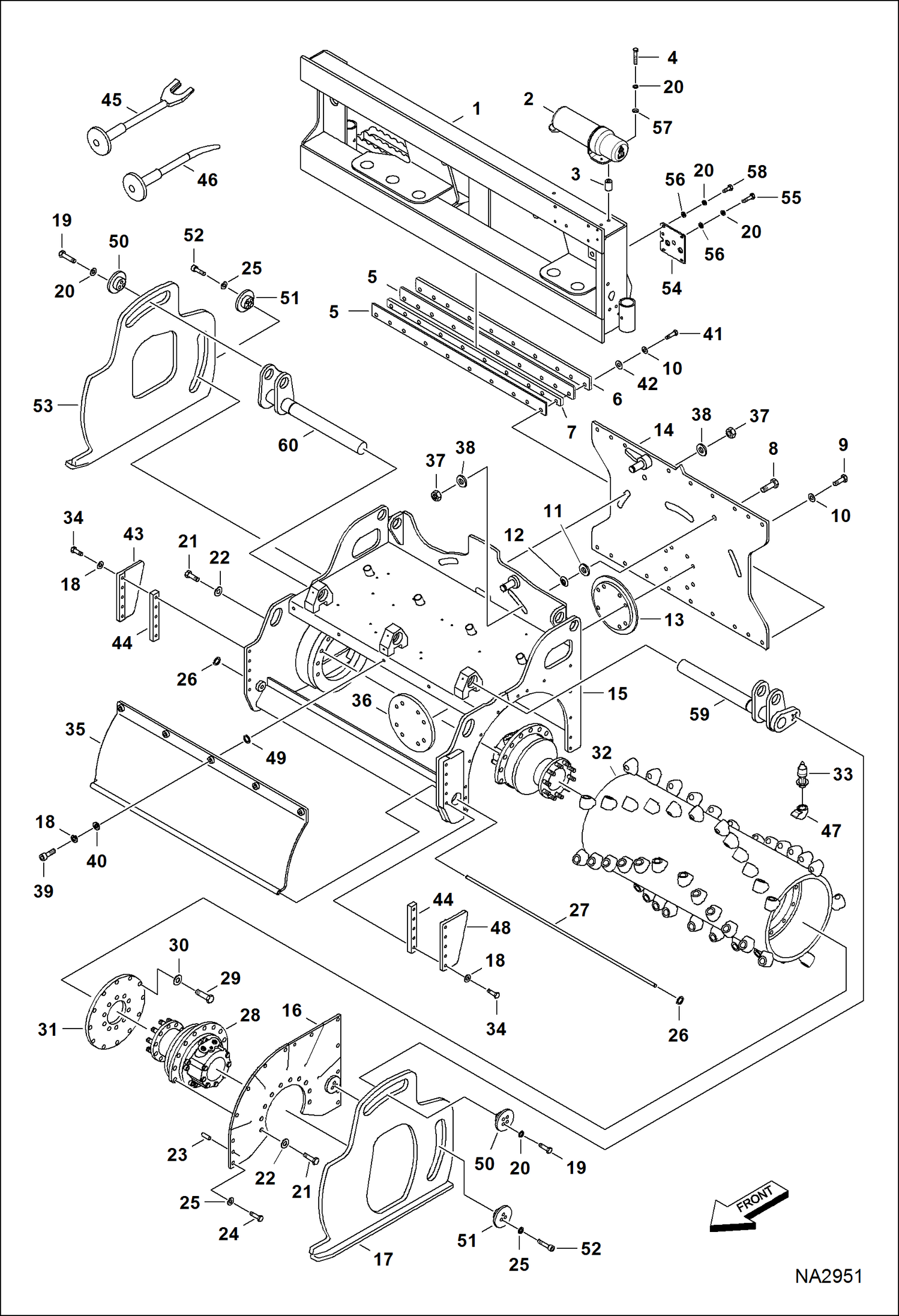 ПЛАНИРОВЩИК (КОРПУС) (40-- 991401036 И ВЫШЕ)