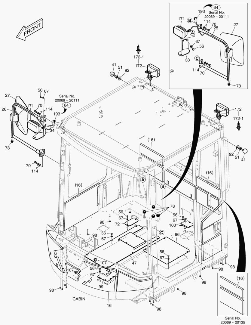 1430 CABIN(2) - BODY