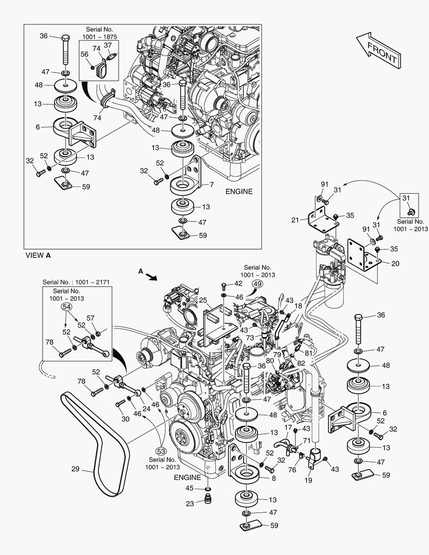 МОНТАЖ ДВИГАТЕЛЯ