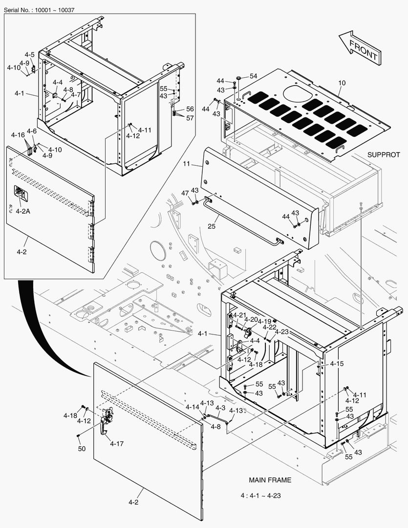 КРЫШКА - МЕСТО НАСОСА