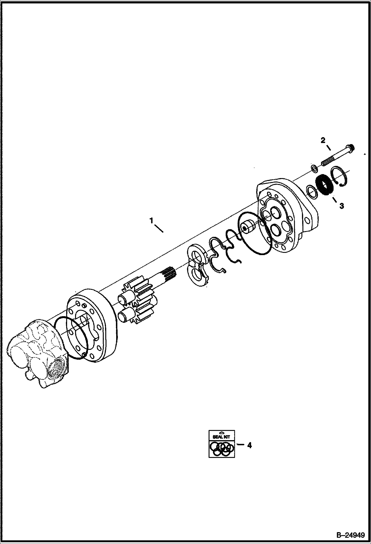 Схема ШЕСТЕРЕННЫЙ НАСОС