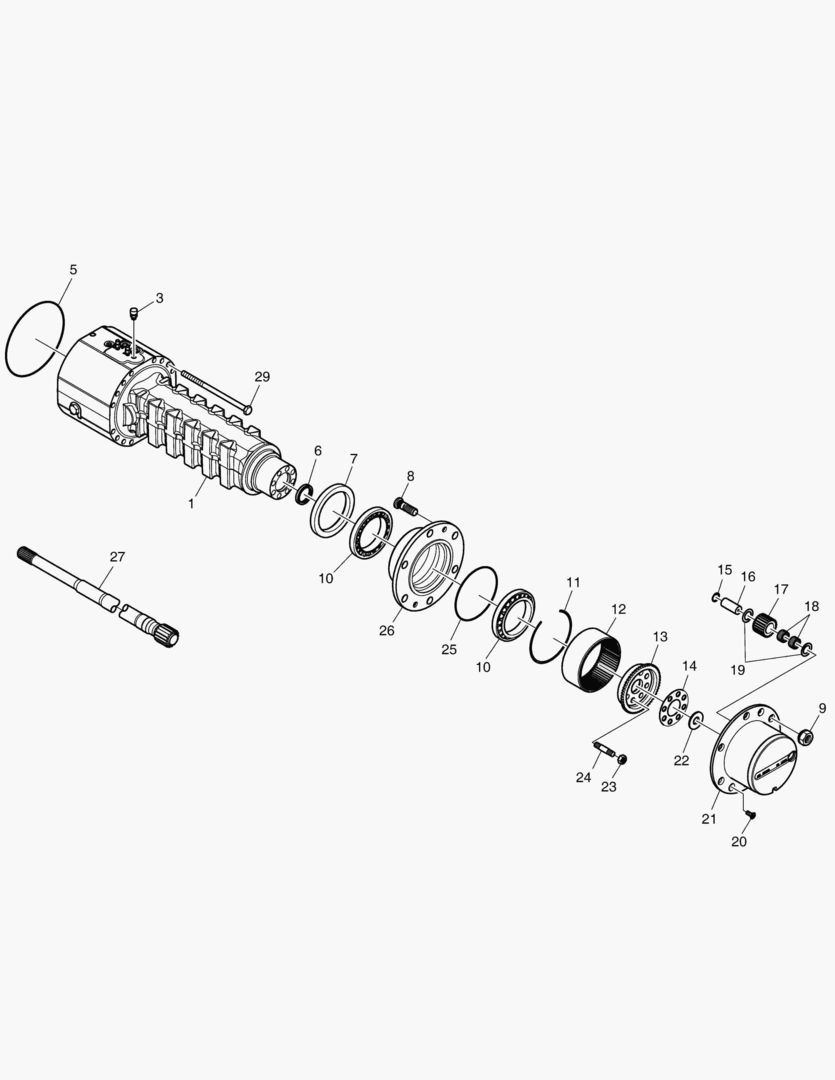 4442 REAR AXLE(3) [8069~]