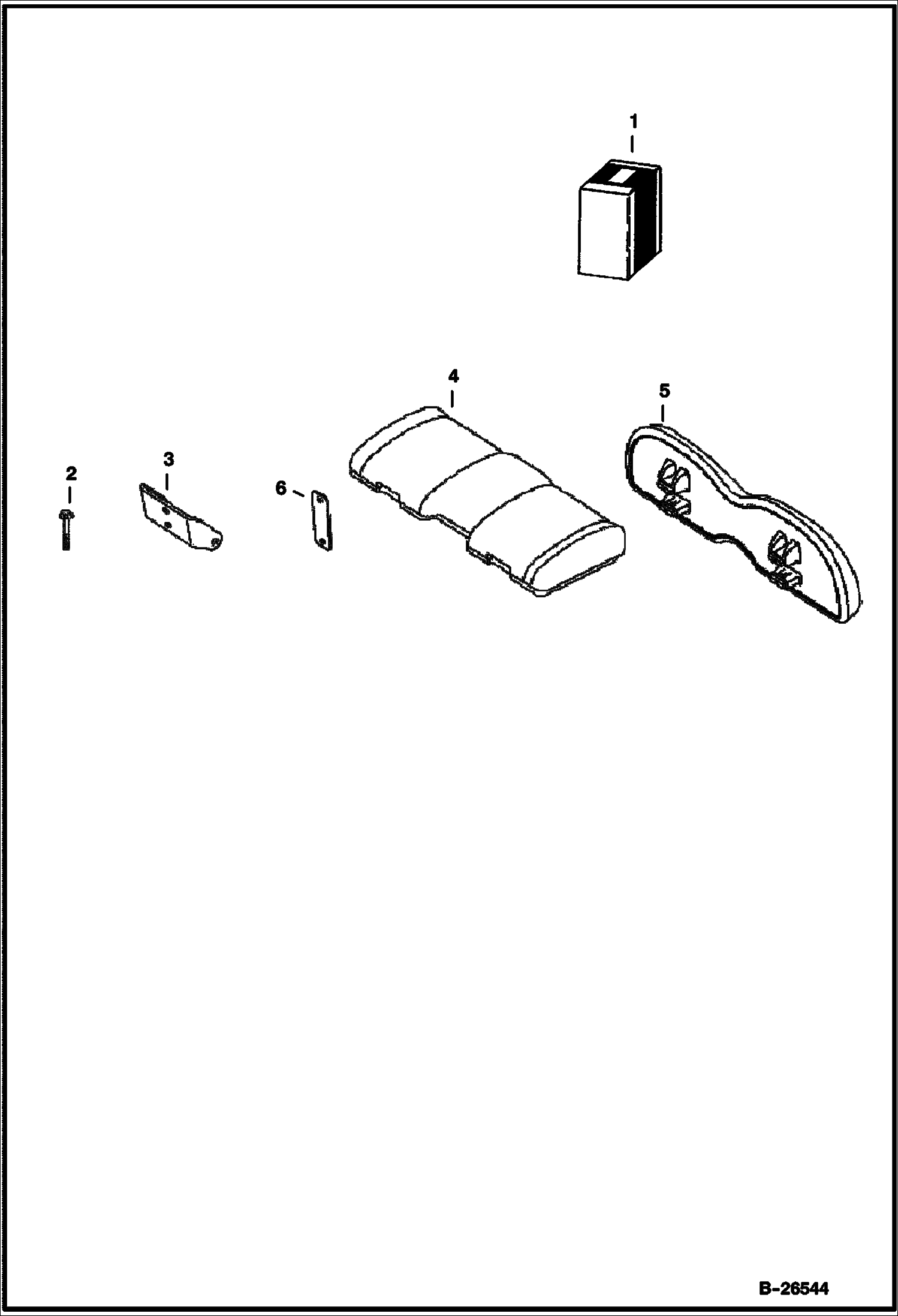 КОМПЛЕКТ МНОГОМЕСТНОГО НЕРАЗДЕЛЬНОГО СИДЕНЬЯ