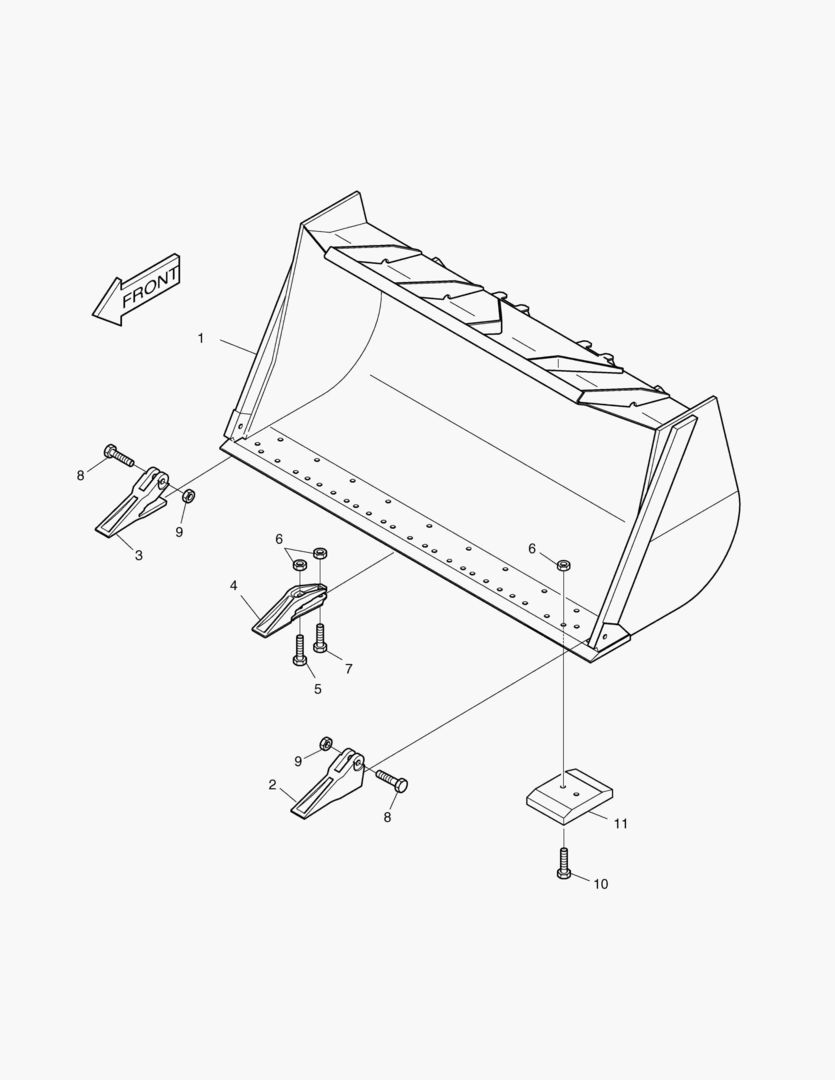 2160 BUCKET-4.8гЋҐ (TOOTH & EDGE)
