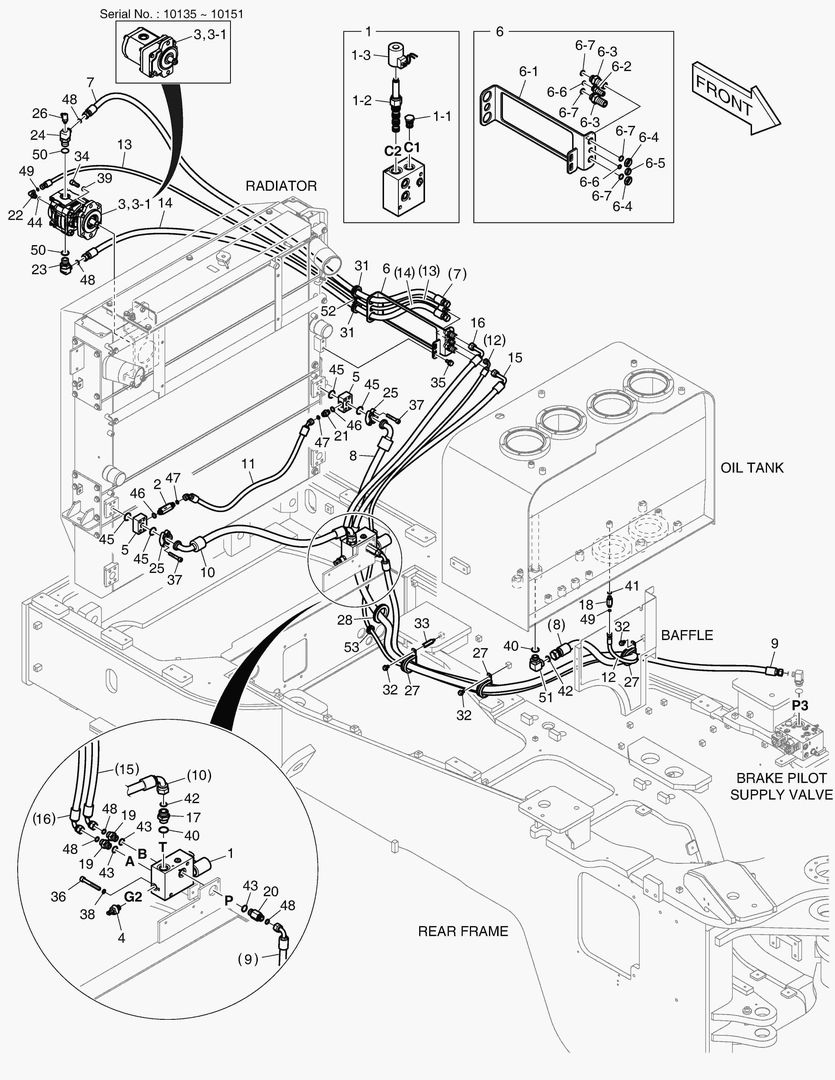 ТУБОПРОВОД МАСЛЯНОГО РАДИАТОРА (2)