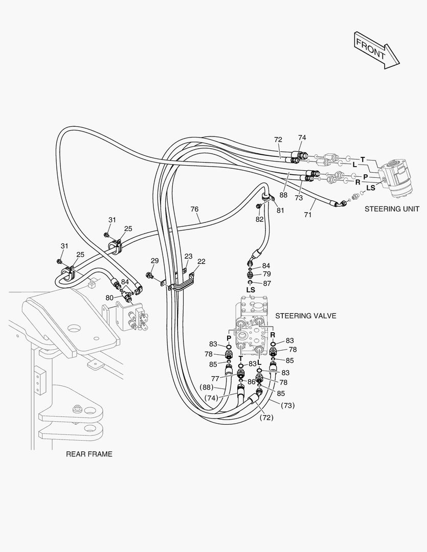 ПАТРУБКИ РУЛЕВОГО УПРАВЛЕНИЯ (2)