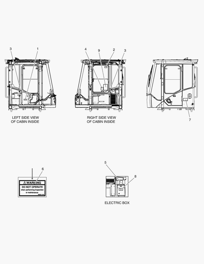 4190 DECAL - CABIN(EXPORT) [10001~10325]