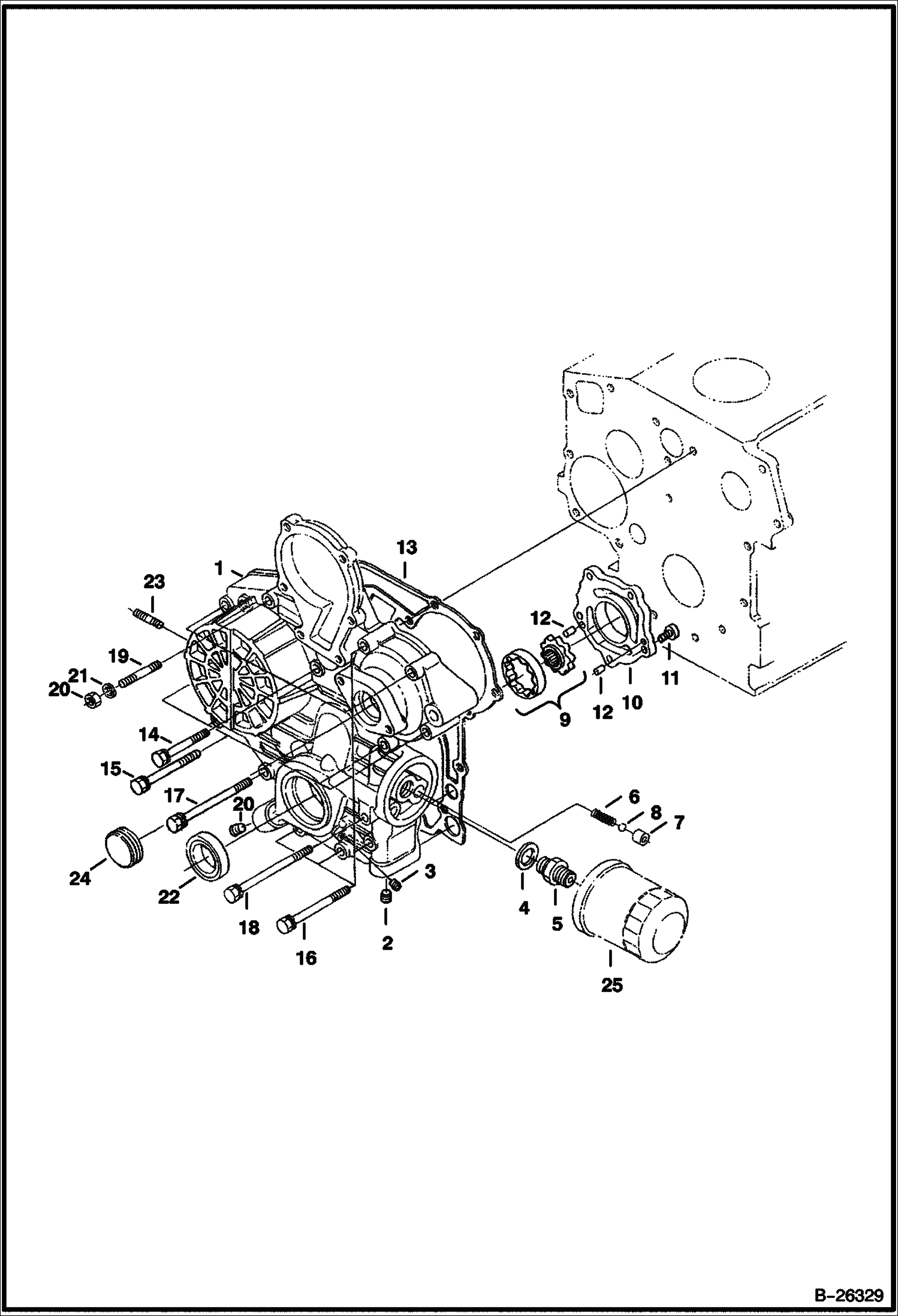 КАРТЕР КОРОБКИ ПЕРЕДАЧ И МАСЛЯНЫЙ ФИЛЬТР