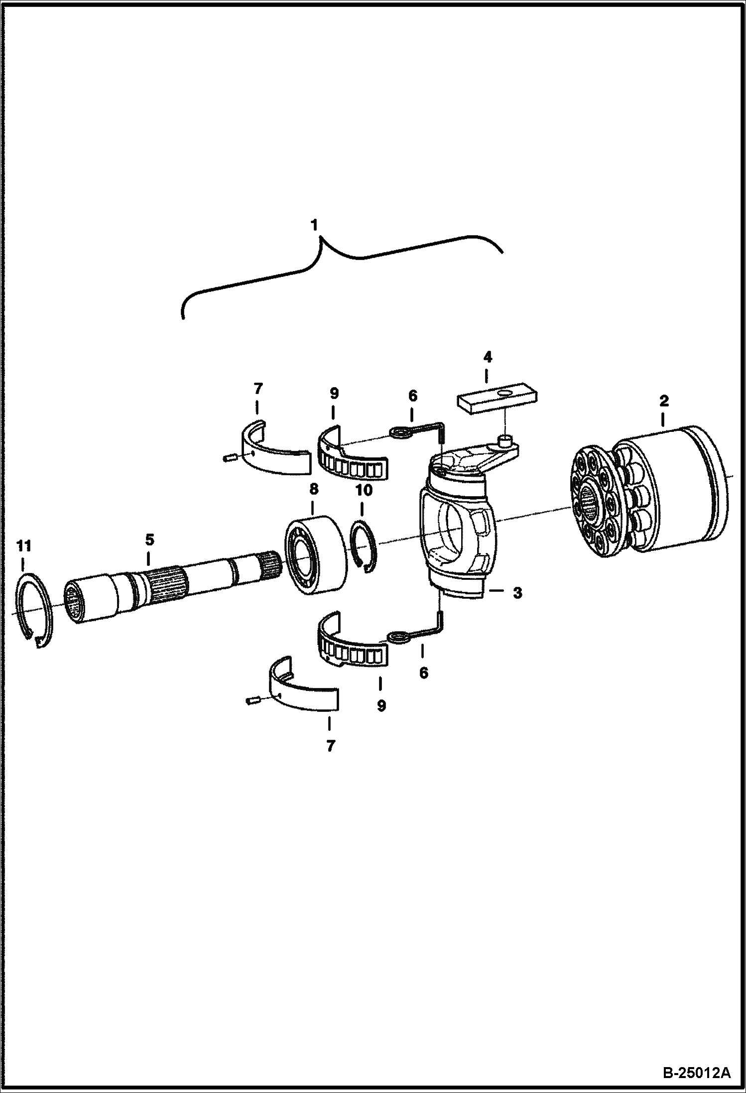Схема ГИДРОСТАТИЧЕСКИЙ НАСОС (РОТОР В СБОРЕ) (ПРАВОСТОРОННИЙ) (МНОГОРЕЖИМНЫЙ ДЖОЙСТИК УПРАВЛЕНИЯ) (R902136745)