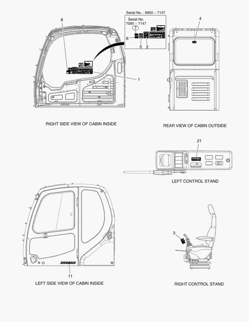 Спецтехника 5350 DECAL - CABIN [6955~] - главное фото