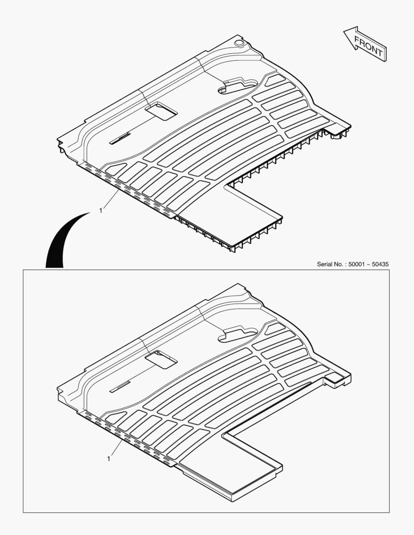 КОВРИК НА ПОЛУ КУЗОВА