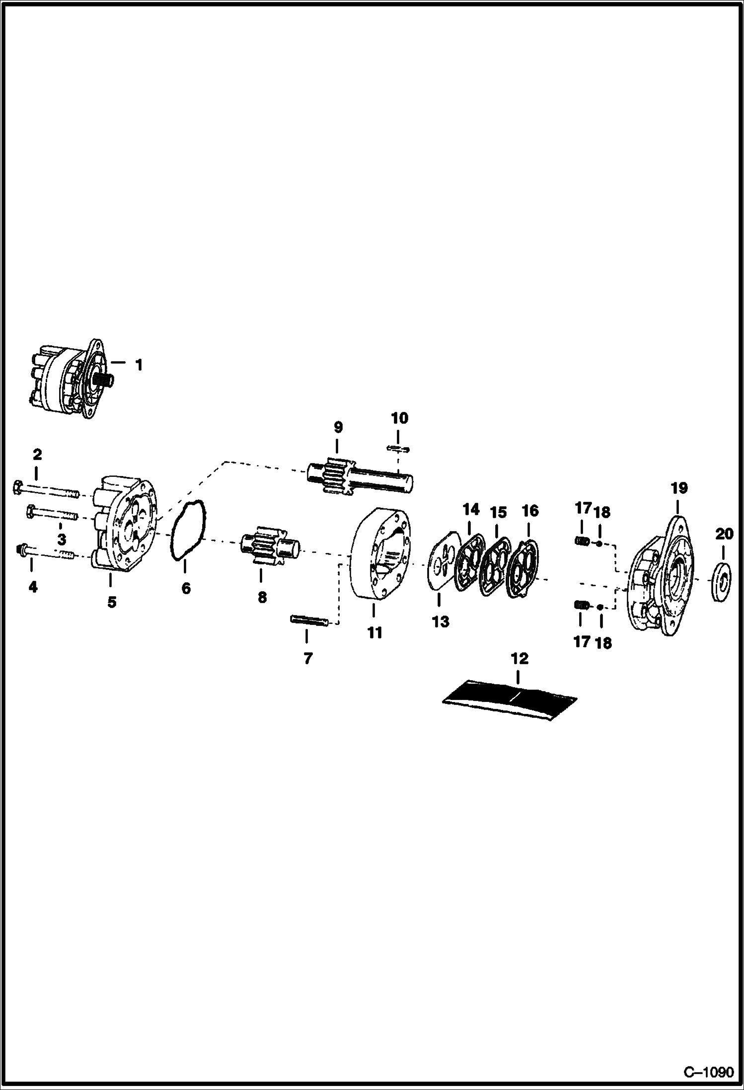 ГИДРОПРИВОДНОЙ НАСОС CESSNA NO. 24304-LAJ