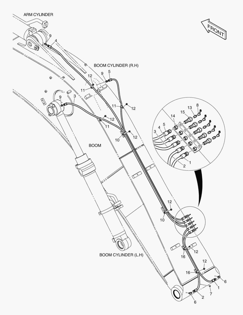 ТРУБОПРОВОД СМАЗОЧНОЙ СИСТЕМЫ - СТРЕЛА