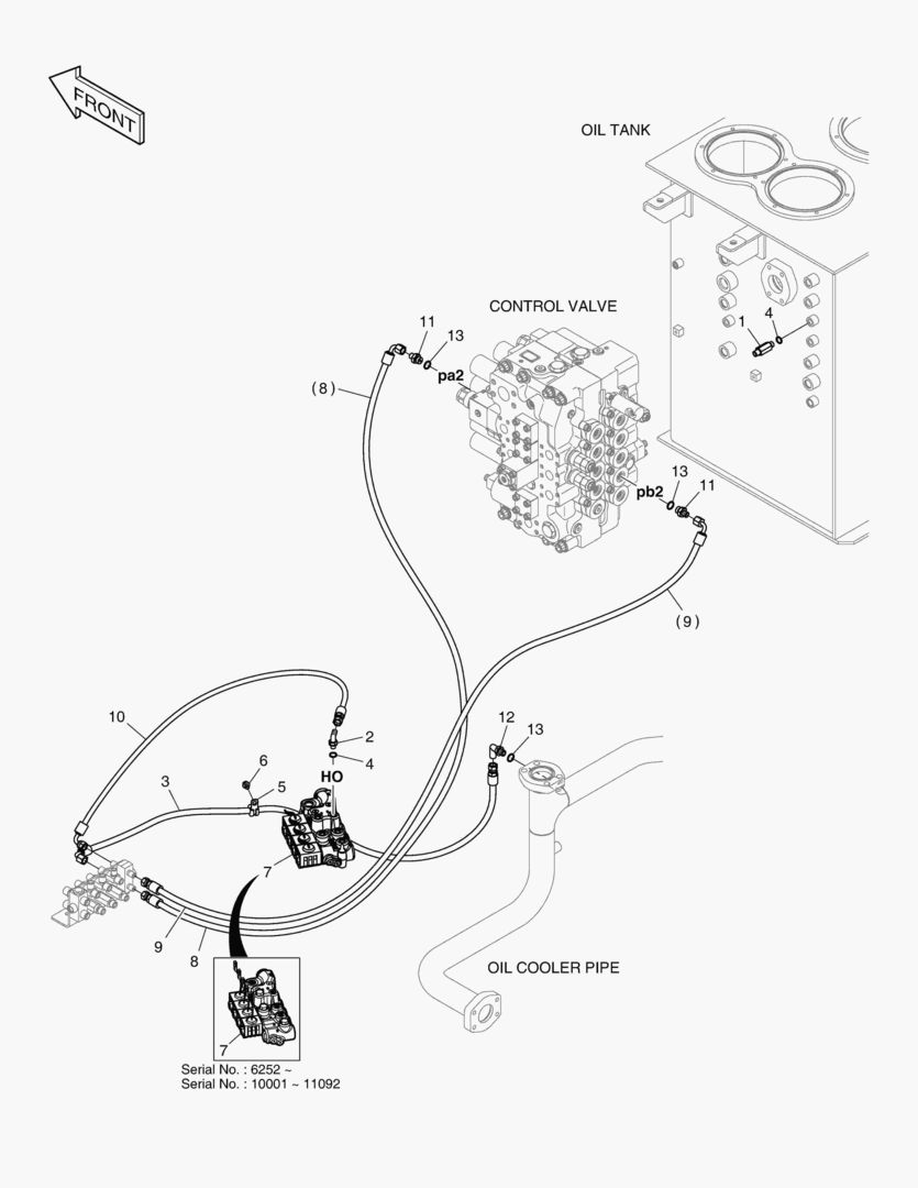 6387 PILOT PIPING - TWO PUMP(ONE WAY) [6252~]