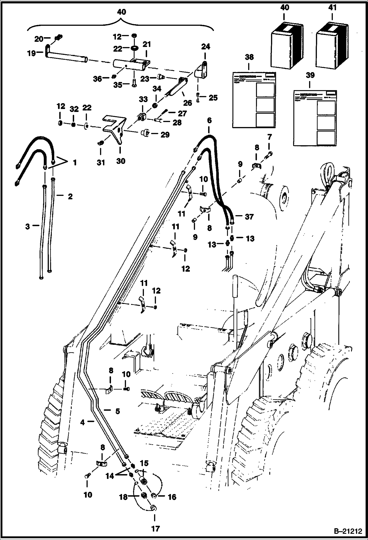 ВСПОМОГАТЕЛЬНАЯ ГИДРОСИСТЕМА УСТАНОВКА СТРЕЛЫ - БЛОК УПРАВЛЕНИЯ