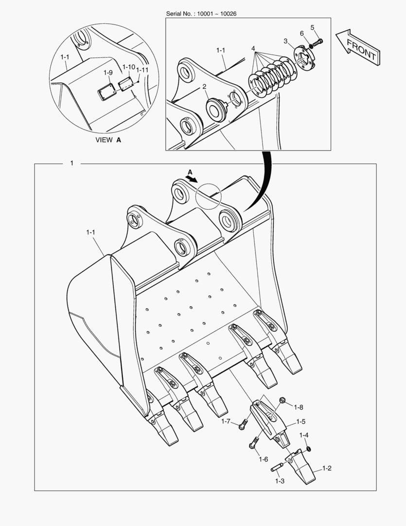 7220 BUCKET ASS`Y - 1.12гЋҐ
