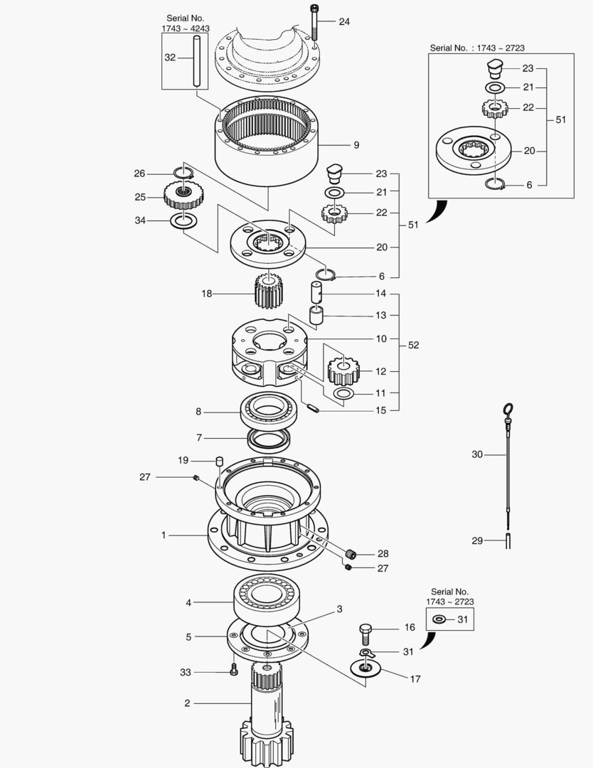 Спецтехника 4161 SWING REDUCTION GEAR [1743~] - главное фото