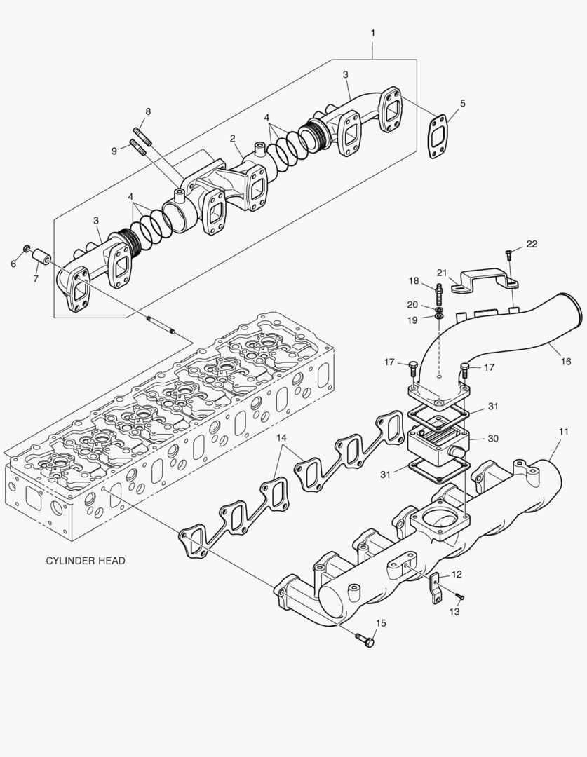 026 INTAKE & EXHAUST MANIFOLD