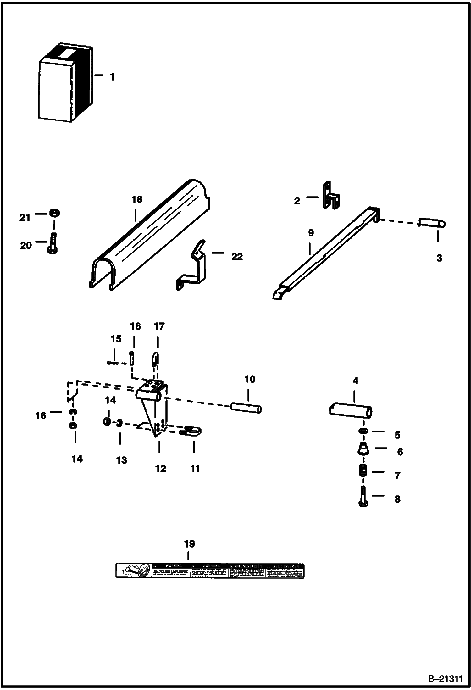 ОСТАНОВ ПОДЪЕМНОЙ РУКОЯТИ