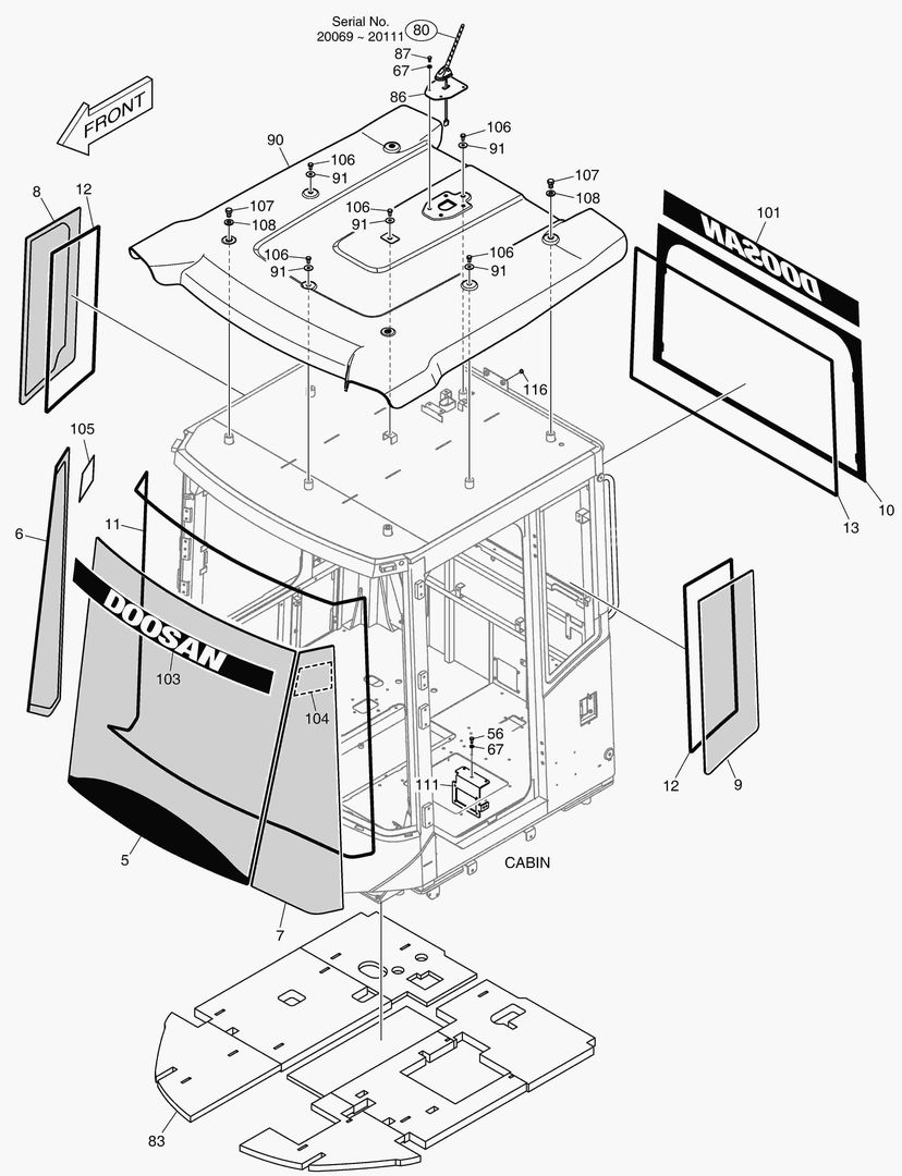6090 CABIN(6) - GLASS
