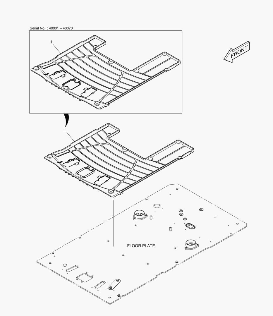6260 FLOOR MAT - TWO WAY & ROTATING