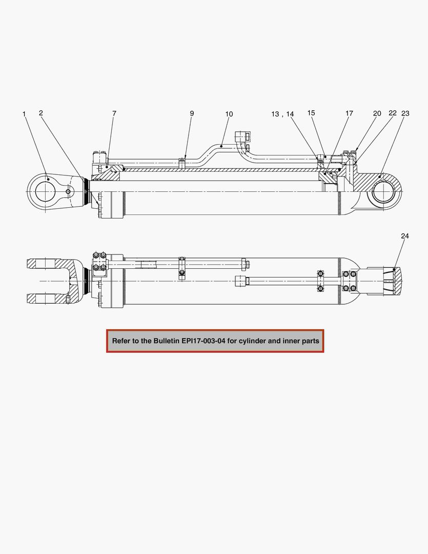 3405 BOOM CYLINDERпј€LEFT&DY)