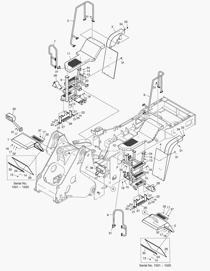1420 FENDER & LADDER [1001~1071]