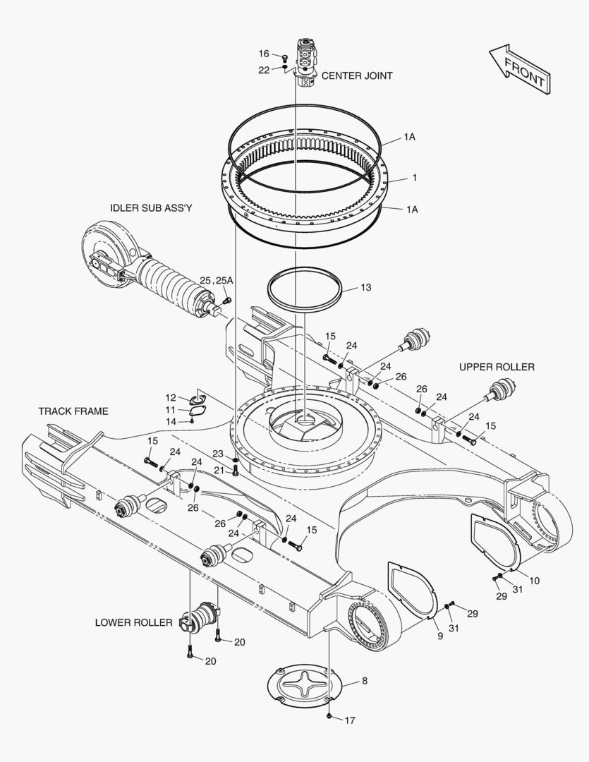 Схема РАМА ГУСЕНИЦЫ