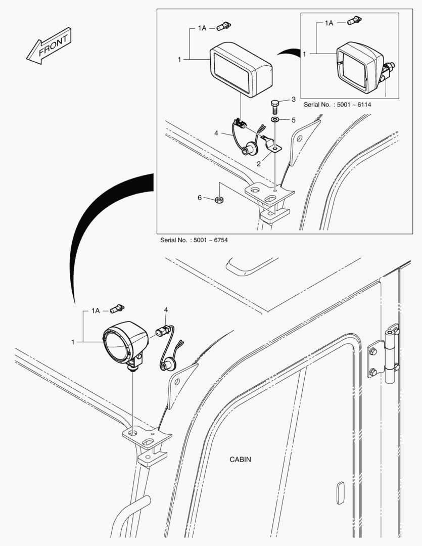 ЛАМПА В КАБИНЕ