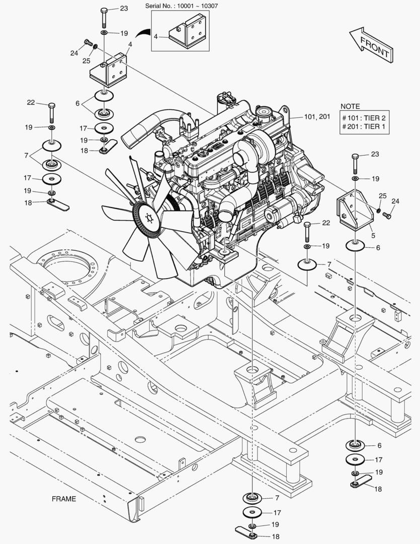 МОНТАЖ ДВИГАТЕЛЯ