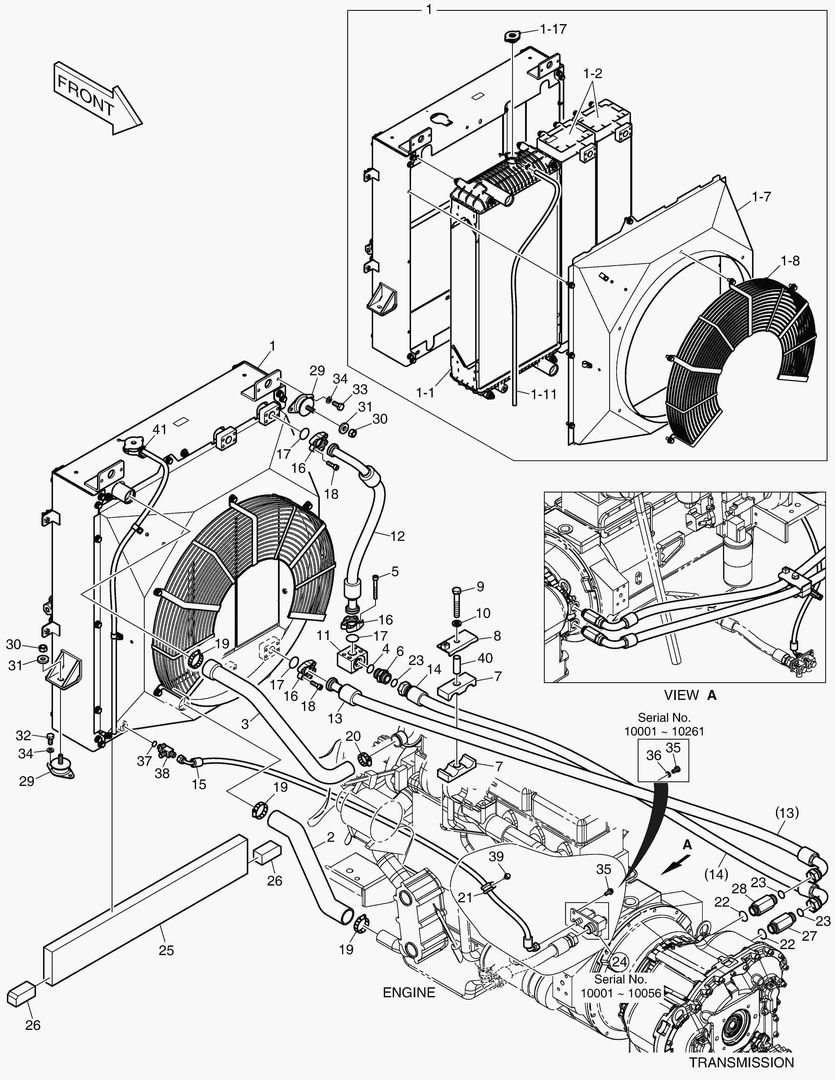 ТРУБОПРОВОД ОХЛАДИТЕЛЯ