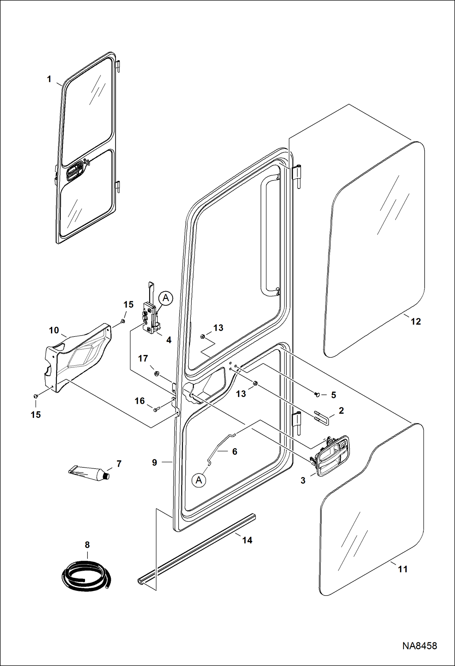 КАБИНА ОПЕРАТОРА (ДВЕРЦА)