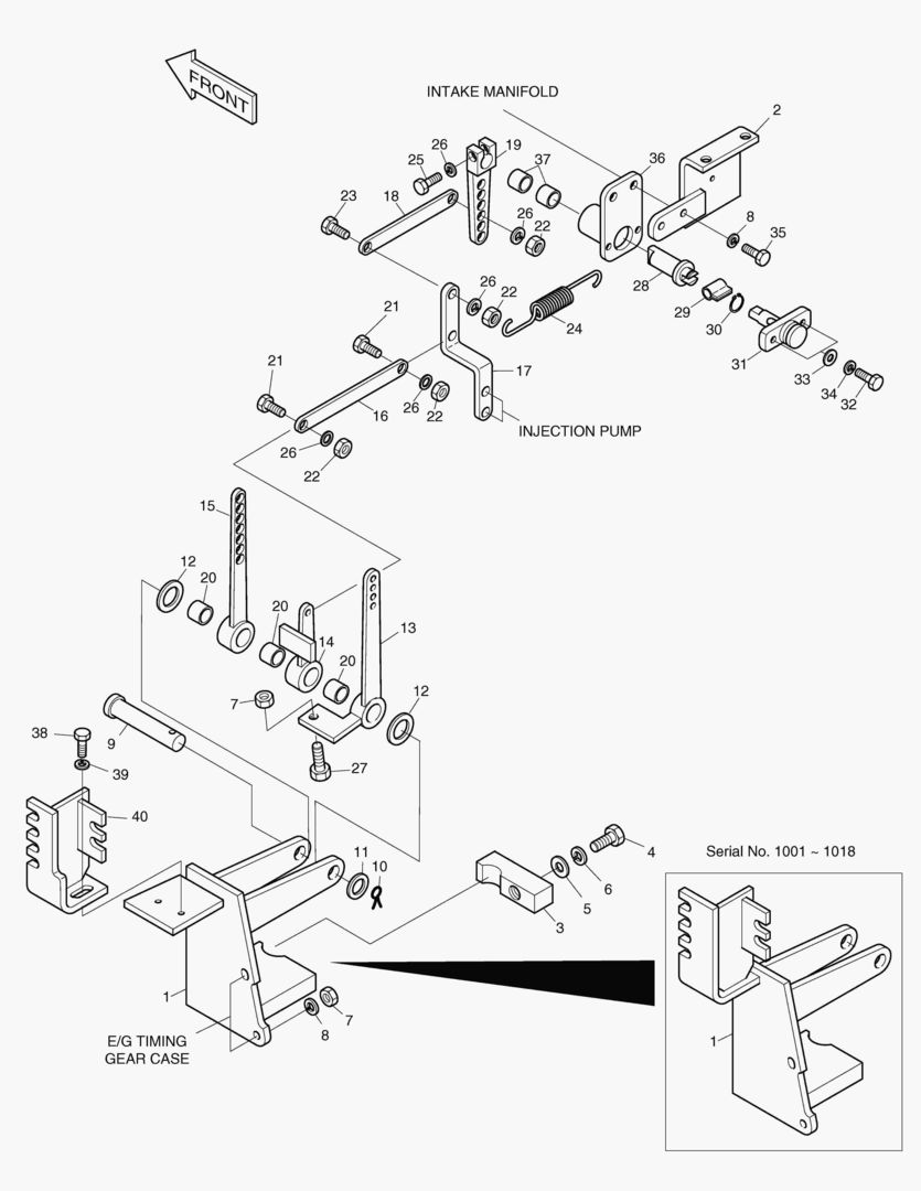 РЫЧАГ В СБОРЕ-ДВИГАТЕЛЬ SUB