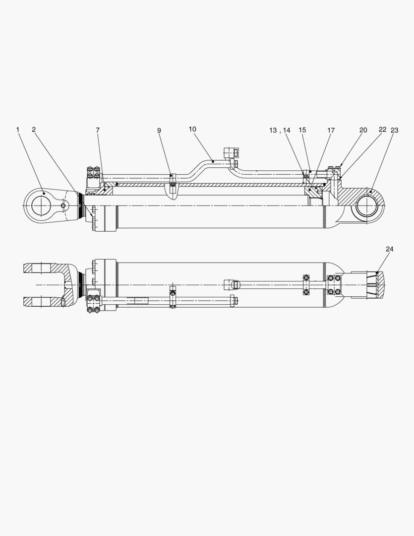 3395 BOOM CYLINDER(RIGHT&DY)