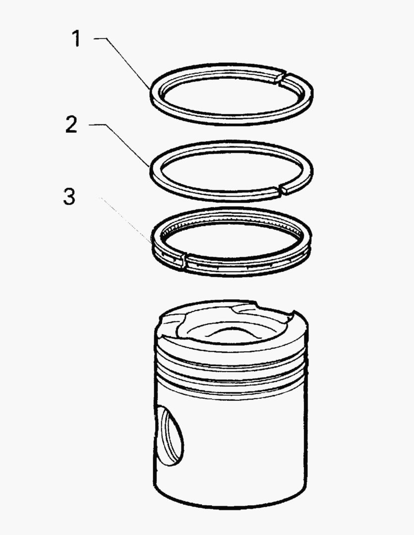 Спецтехника G010-29 REPAIR KIT; PISTON RINGS