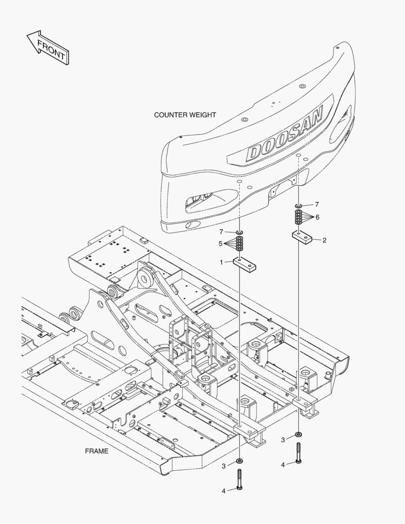 УСТАНОВКА ПРОТИВОВЕСА