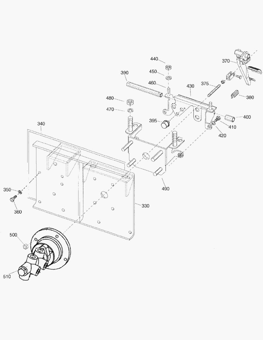 G320-8 BRAKE PEDAL AS