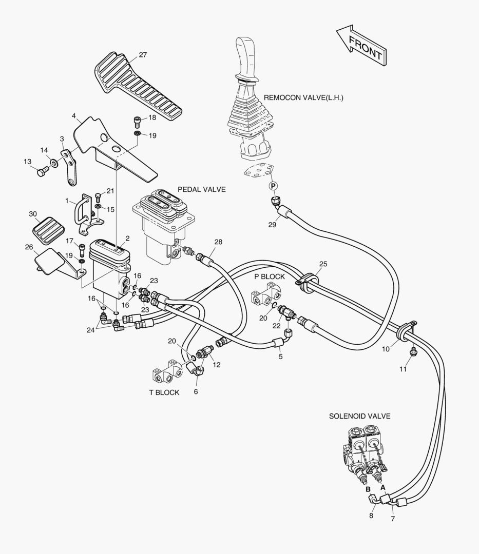 ТРУБОПРОВОД СЕРВОУПРАВЛЕНИЯ(2) - ВРАЩАЮЩИЙСЯ