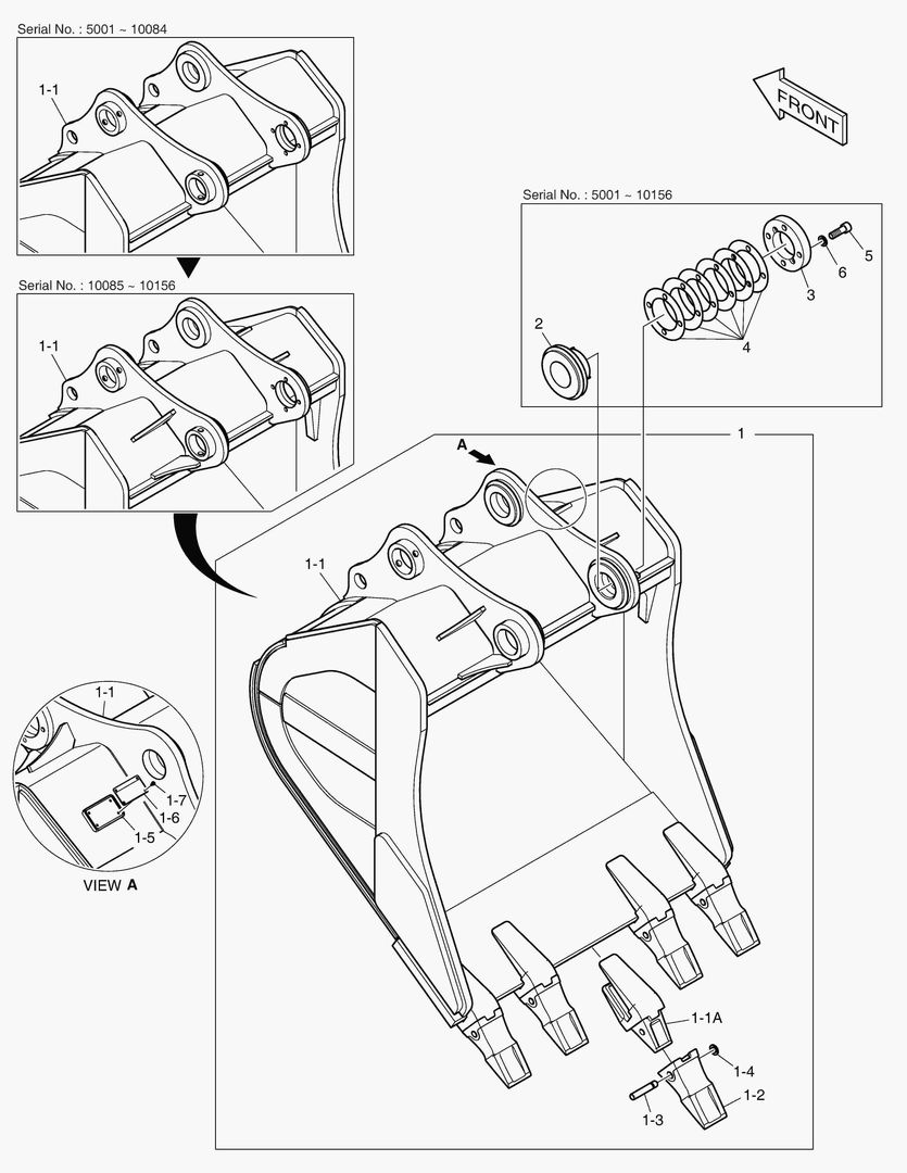 6270 ROCK BUCKET - 1.37mВі(HEAVY DUTY)
