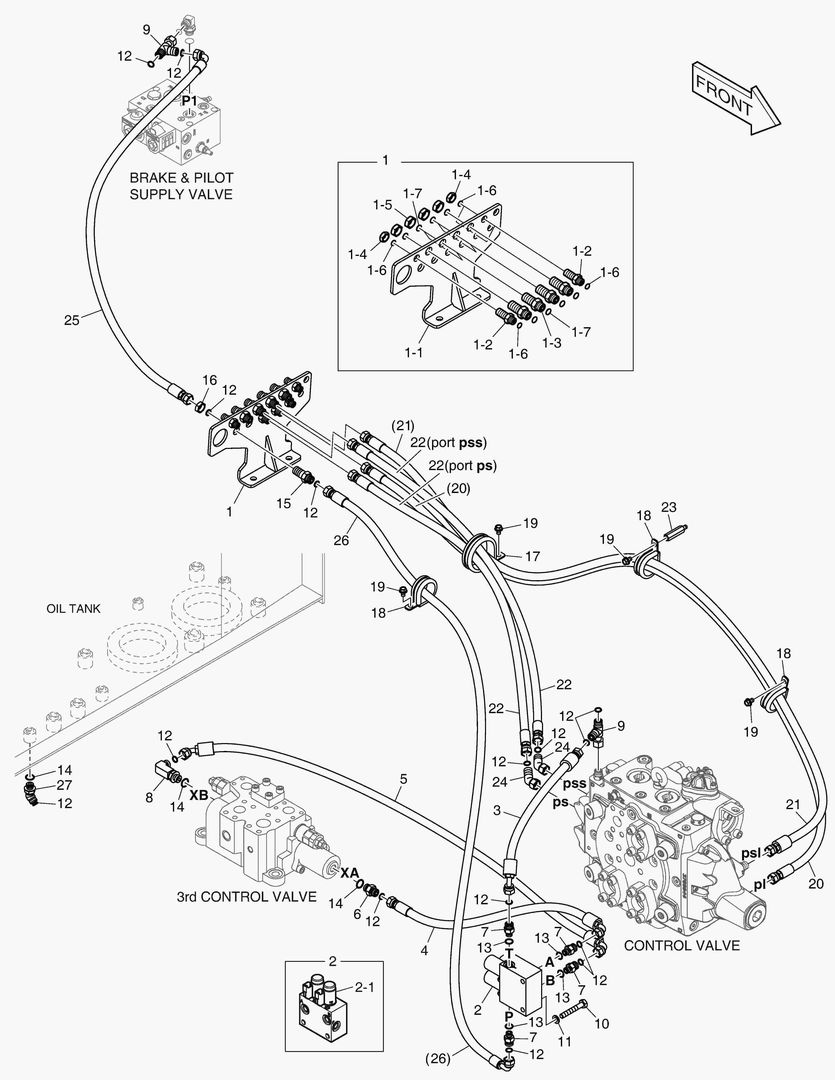 6050 PILOT PIPING - THUMB WHEEL
