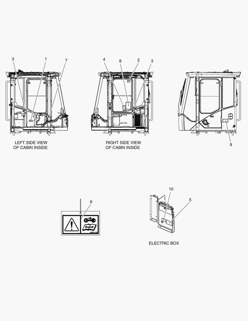 4230 DECAL - CABIN(EUROPE) [10001~10304]